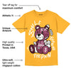 AJ 1 Retro High OG Brotherhood DopeSkill University Gold T-shirt Smile Through The Pain Graphic