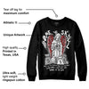 Black and White 14s DopeSkill Sweatshirt Angels Graphic