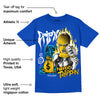 Laney 14s DopeSkill Varsity Royal T-shirt Drip'n Never Tripp'n Graphic