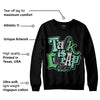 Green Glow 1s DopeSkill Sweatshirt Talk Is Chip Graphic