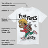 Mexico 'El Vuelo' 3s DopeSkill T-Shirt Fear Fuels The Hustle Graphic