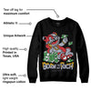 Bred Reimagined 4s DopeSkill Sweatshirt Born To Be Rich Graphic