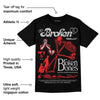 AJ Spizike Bred DopeSkill T-Shirt Broken Bones Graphic