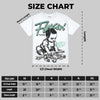 Green Glow 3s DopeSkill Oversize Print T-Shirt Flexin' Graphic