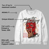 Fire Red 3s DopeSkill Sweatshirt Never Stop Hustling Graphic