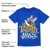 Royal Blue Collection DopeSkill Royal Blue T-shirt Juneteenth 1865 Graphic