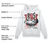 Red Cement 4S DopeSkill Hoodie Sweatshirt Trust No One Graphic