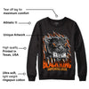 Brilliant Orange 12s DopeSkill Sweatshirt Black King Graphic