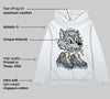 Wolf Grey 5s DopeSkill Hoodie Sweatshirt Wolf Grey 5s Graphic