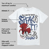 Midnight Navy 1s DopeSkill T-Shirt Speak It Graphic