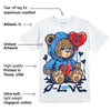 Midnight Navy 3s DopeSkill T-Shirt Broken Bear Graphic