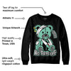 Green Glow 3s DopeSkill Sweatshirt Hurt Bear Graphic