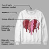 Valentine's Day Collection DopeSkill Sweatshirt Slime Drip Heart Graphic