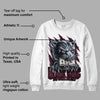 Burgundy 5s DopeSkill Sweatshirt Black King Graphic