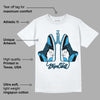 University Blue Toe 1s DopeSkill T-Shirt Breathe Graphic