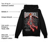 AJ Spizike Bred DopeSkill Hoodie Sweatshirt Thunder Dunk Graphic