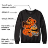 Brilliant Orange 12s DopeSkill Sweatshirt Bear Steals Sneaker Graphic