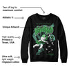 Green Glow 1s DopeSkill Sweatshirt Nevermind Graphic