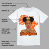 Orange Milk DopeSkill T-Shirt Black Queen Graphic