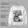 Cement Grey 2s DopeSkill Sweatshirt Sick Bear Graphic