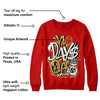 Red Collection DopeSkill Red Sweatshirt No Days Off Graphic