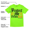 Neon Green Collection DopeSkill Neon Green T-shirt Protect Me From Evil Graphic