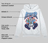 University Blue Collection DopeSkill Hoodie Sweatshirt At The Top Graphic