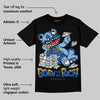 Foamposite One Dark Neon Royal DopeSkill T-Shirt Born To Be Rich Graphic