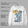 Blue Grey 13s DopeSkill Sweatshirt Love Sick Graphic
