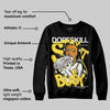 Yellow Snakeskin 11s DopeSkill Sweatshirt Stay It Busy Graphic