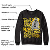 Yellow Snakeskin 11s DopeSkill Sweatshirt Real Ones Move In Silence Graphic