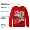 Red Collection DopeSkill Red Sweatshirt Real Ones Move In Silence Graphic