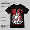 Red Thunder 4s DopeSkill T-shirt Real Lover Graphic