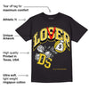 Black Tour Yellow AJ 4 Thunder DopeSkill T-Shirt Loser Lover Graphic