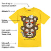 Yellow Ochre 6s DopeSkill Yellow T-shirt New Double Bear Graphic