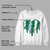 Lucky Green 5s DopeSkill Sweatshirt Slime Drip Heart Graphic