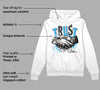 University Blue Toe 1s DopeSkill Hoodie Sweatshirt Trust No One Graphic