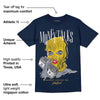 Michigan Dunks DopeSkill Midnight Navy T-Shirt Money Talks Graphic