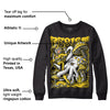 Black Tour Yellow AJ 4 Thunder DopeSkill Sweatshirt Resist Graphic