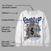 Midnight Navy 3s DopeSkill Sweatshirt Money Bag Coming Up Graphic