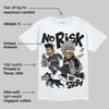 Black Cat 3s DopeSkill T-Shirt No Risk No Story Graphic