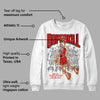 Fire Red 3s DopeSkill Sweatshirt Thunder Dunk Graphic