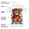 Red Cement 4S DopeSkill T-Shirt Broken Bear Graphic