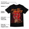 Satin Bred 1s DopeSkill T-Shirt Never Stop Hustling Graphic