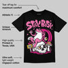 Rick RO Pink Leather Sneakers DopeSkill T-Shirt Stay Busy Graphic