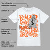 Orange Milk DopeSkill T-Shirt Real Ones Move In Silence Graphic