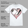 Red Stardust 3s DopeSkill T-Shirt Heart Jordan 3 Graphic