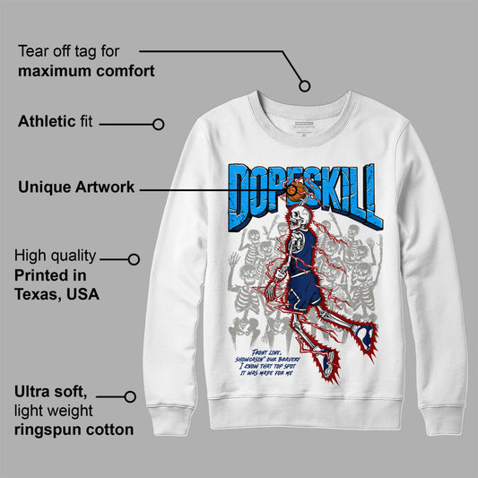 French Blue 13s DopeSkill Sweatshirt Thunder Dunk Graphic
