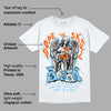 Dunk Low Futura University Blue DopeSkill T-Shirt Angels Graphic