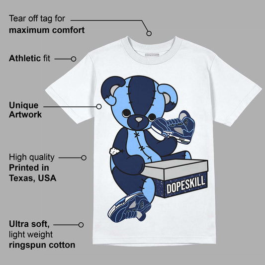 Midnight Navy 5s DopeSkill T-Shirt Sneakerhead BEAR Graphic